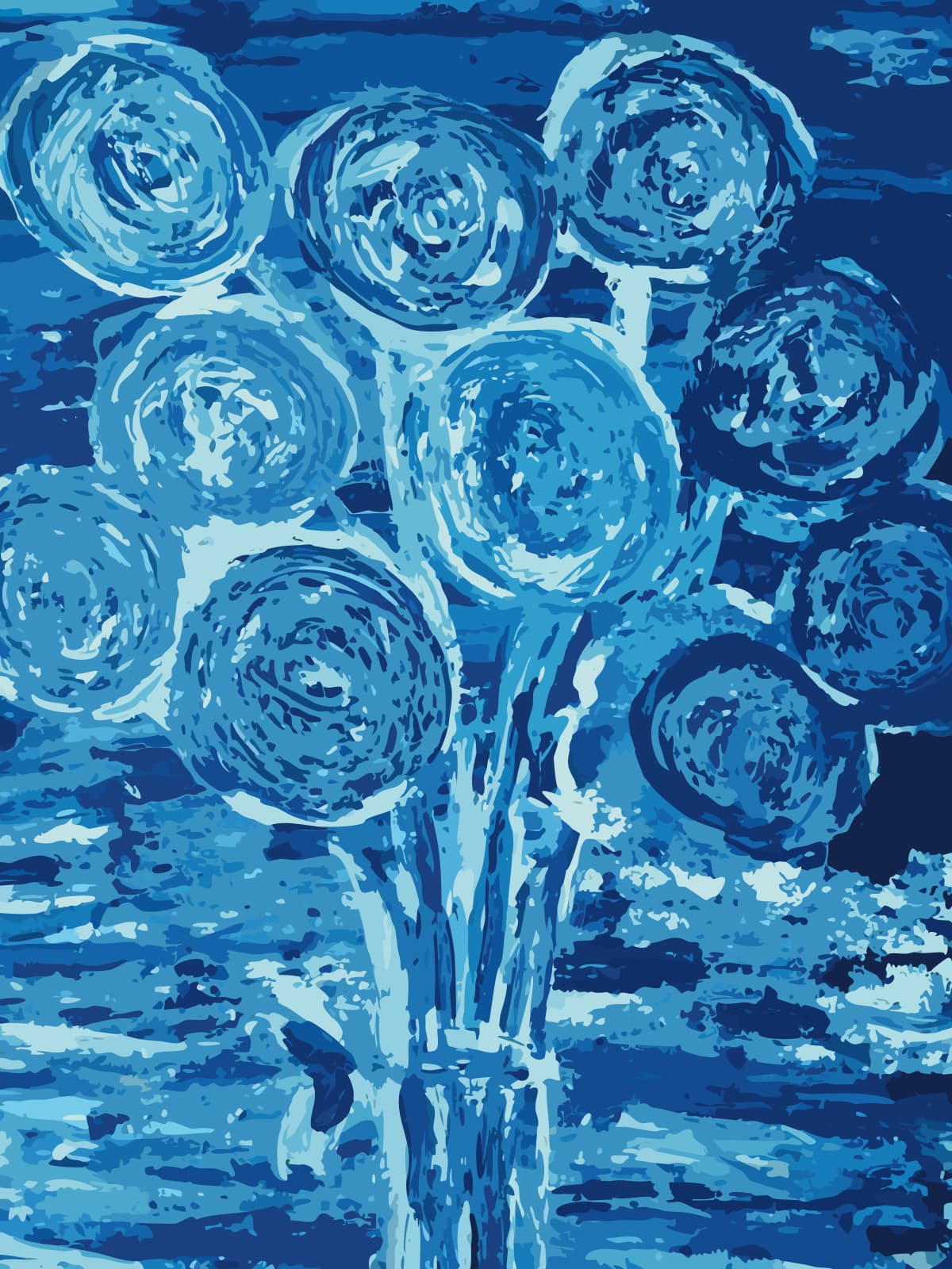 Cobalt Rose Impression Curation