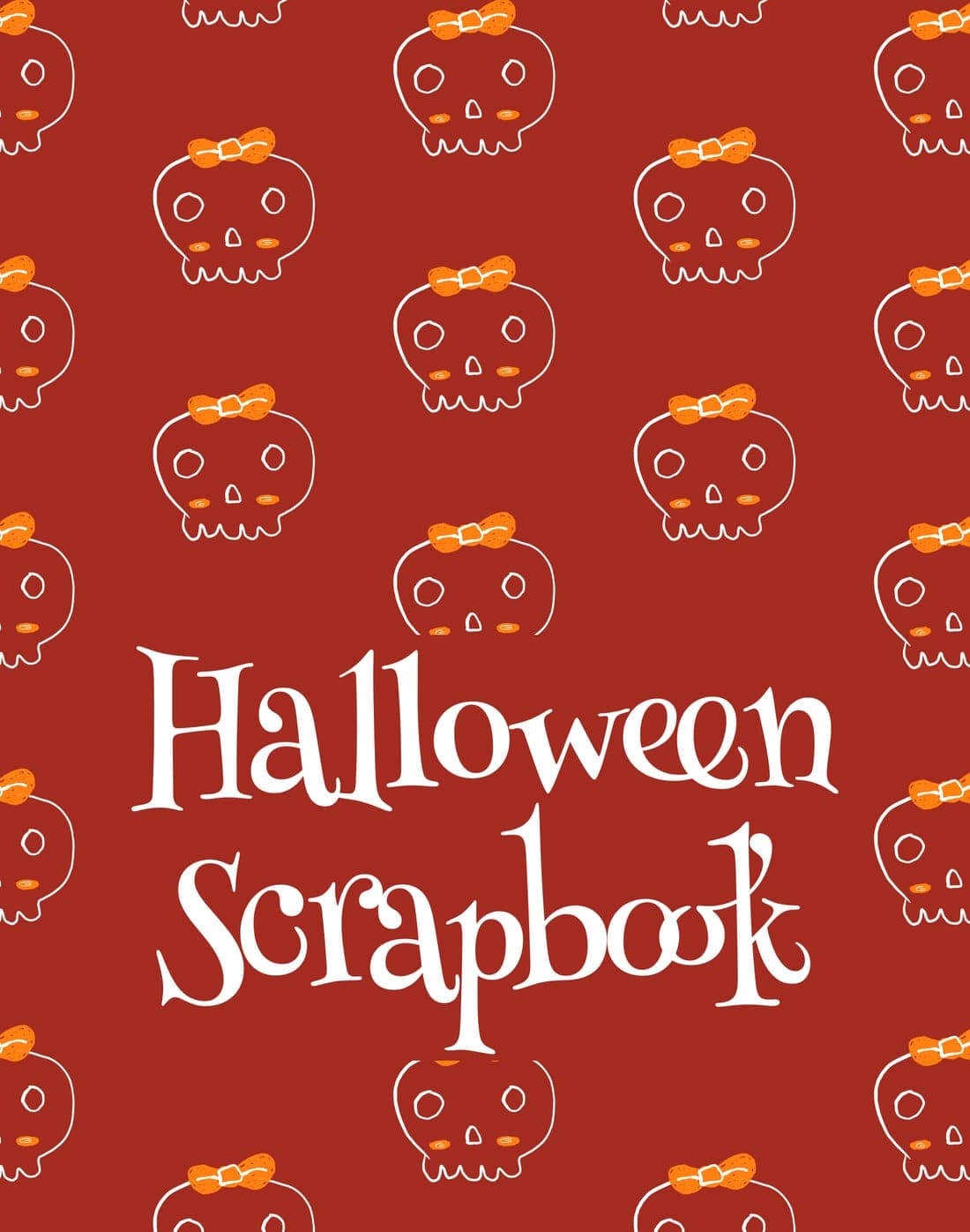 Halloween Scrapbook — Sugar Skulls