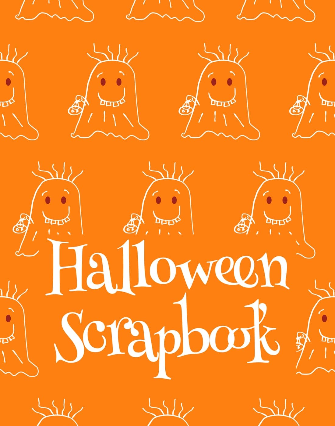 Halloween Scrapbook — Friendly Ghosts