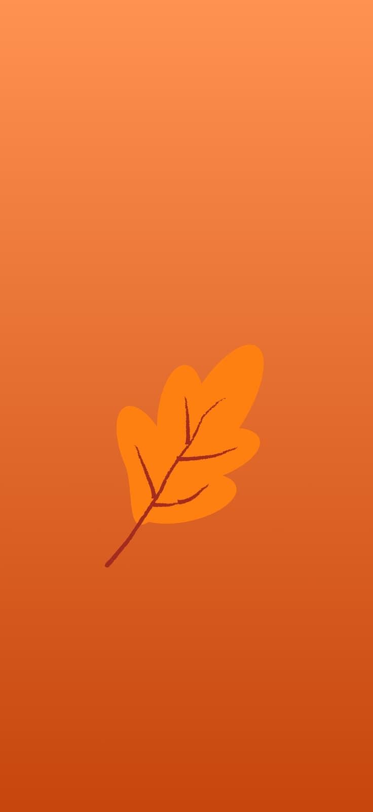 Single Oak Leaf