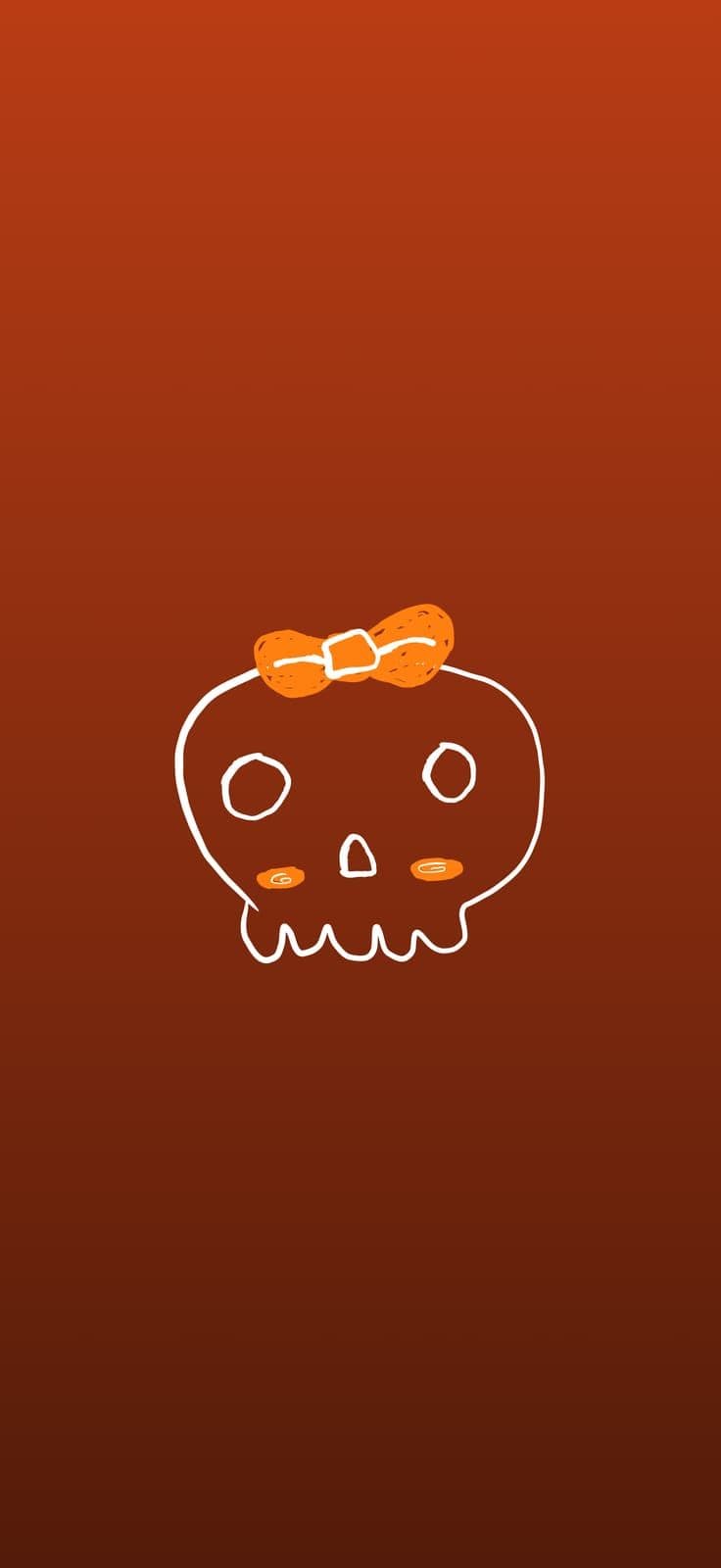 Skull with a Bow